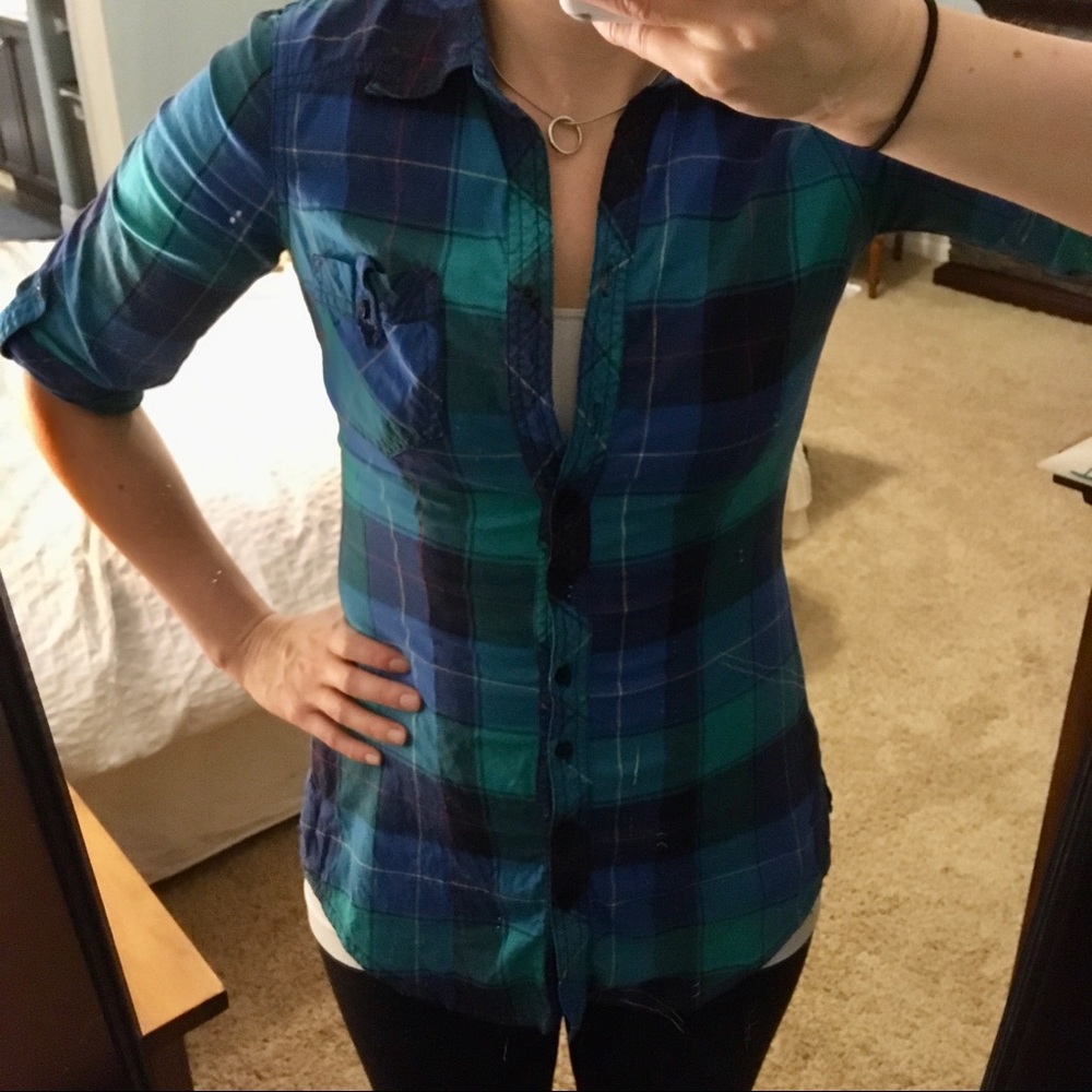 Garage Plaid Button-down shirt